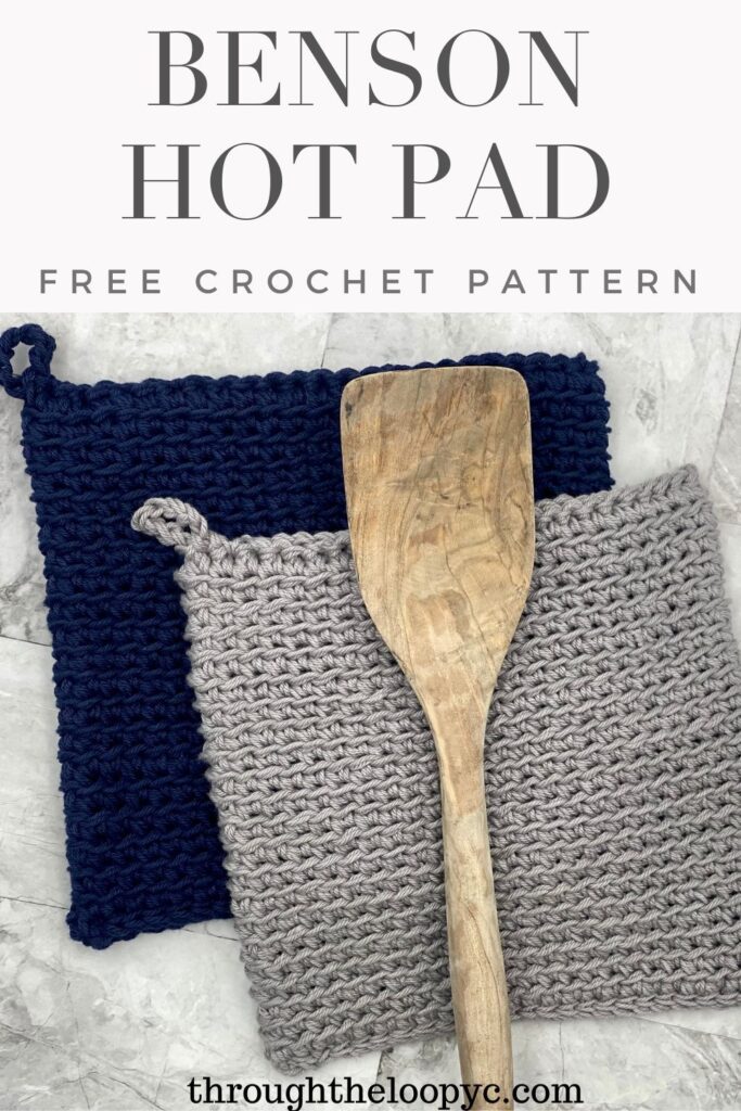 Free crochet hot pad pattern