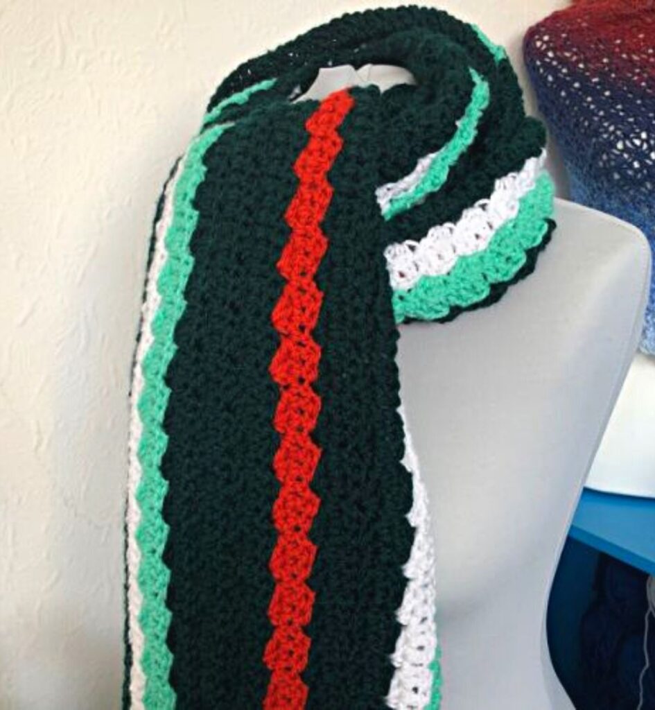 Free Easy Super Scarf Crochet Pattern 