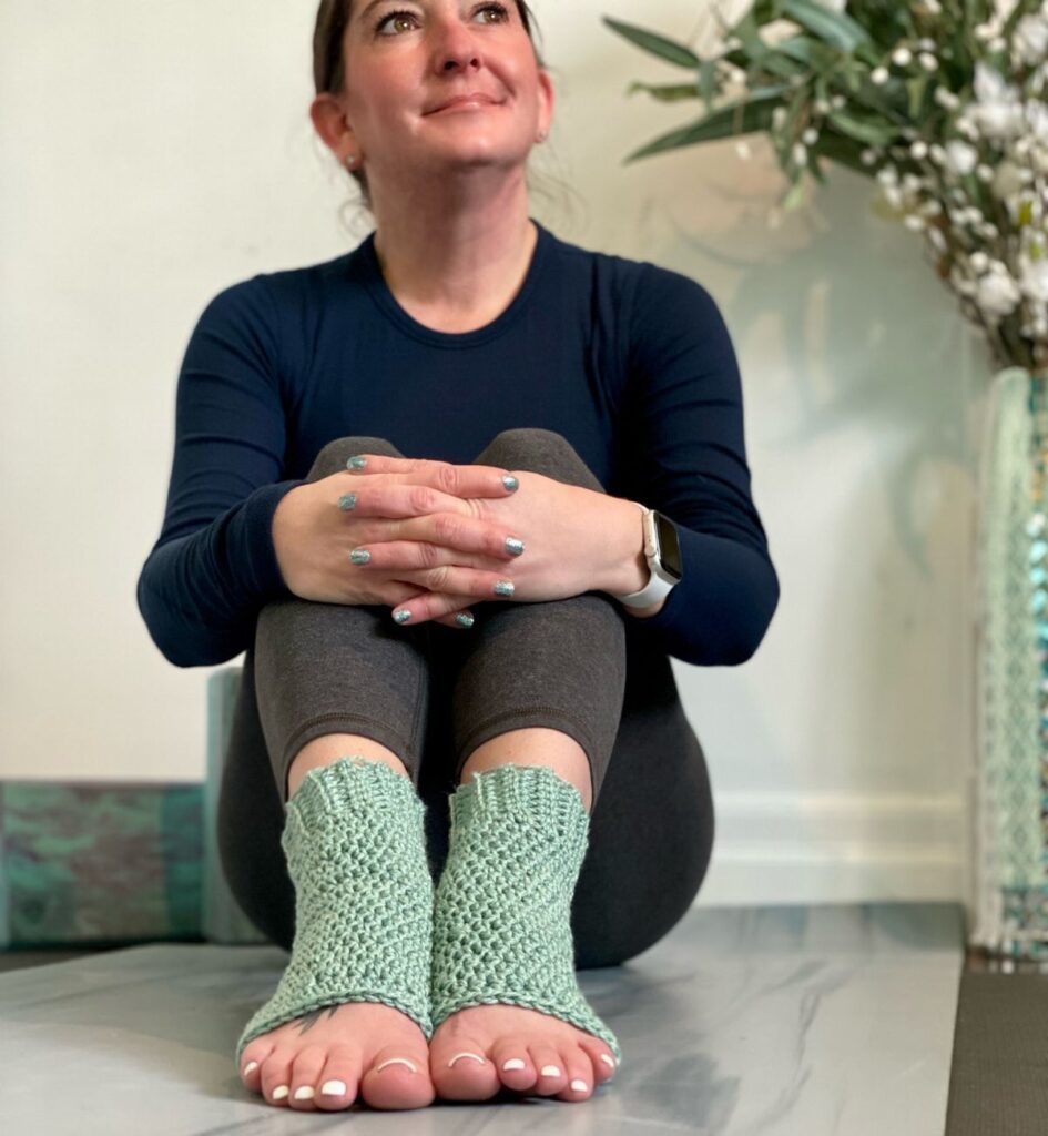 Asana Crochet Yoga Socks Pattern 