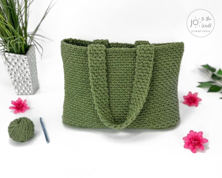 crochet tote bag feat