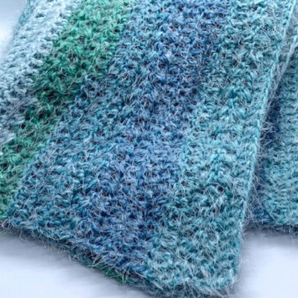 Chunky crochet baby blanket pattern 