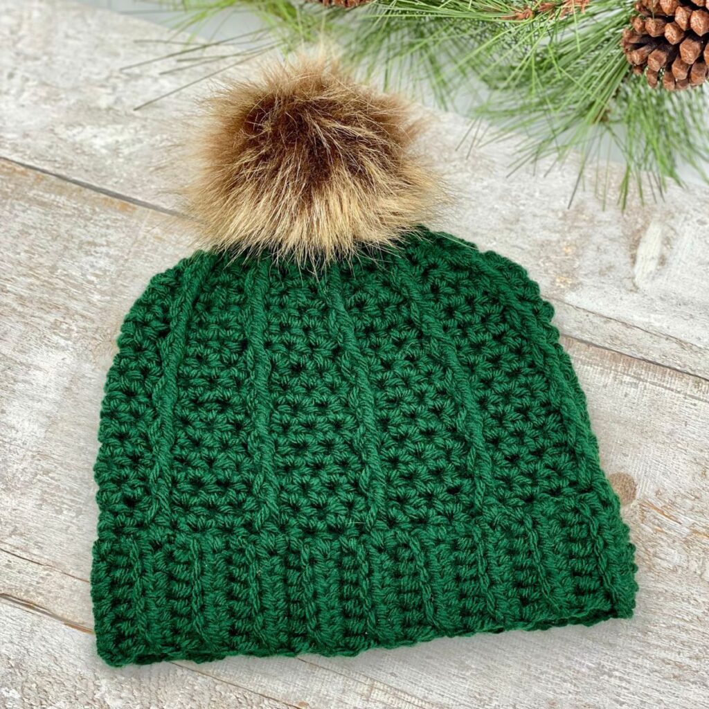 Crochet gender neutral beanie free pattern