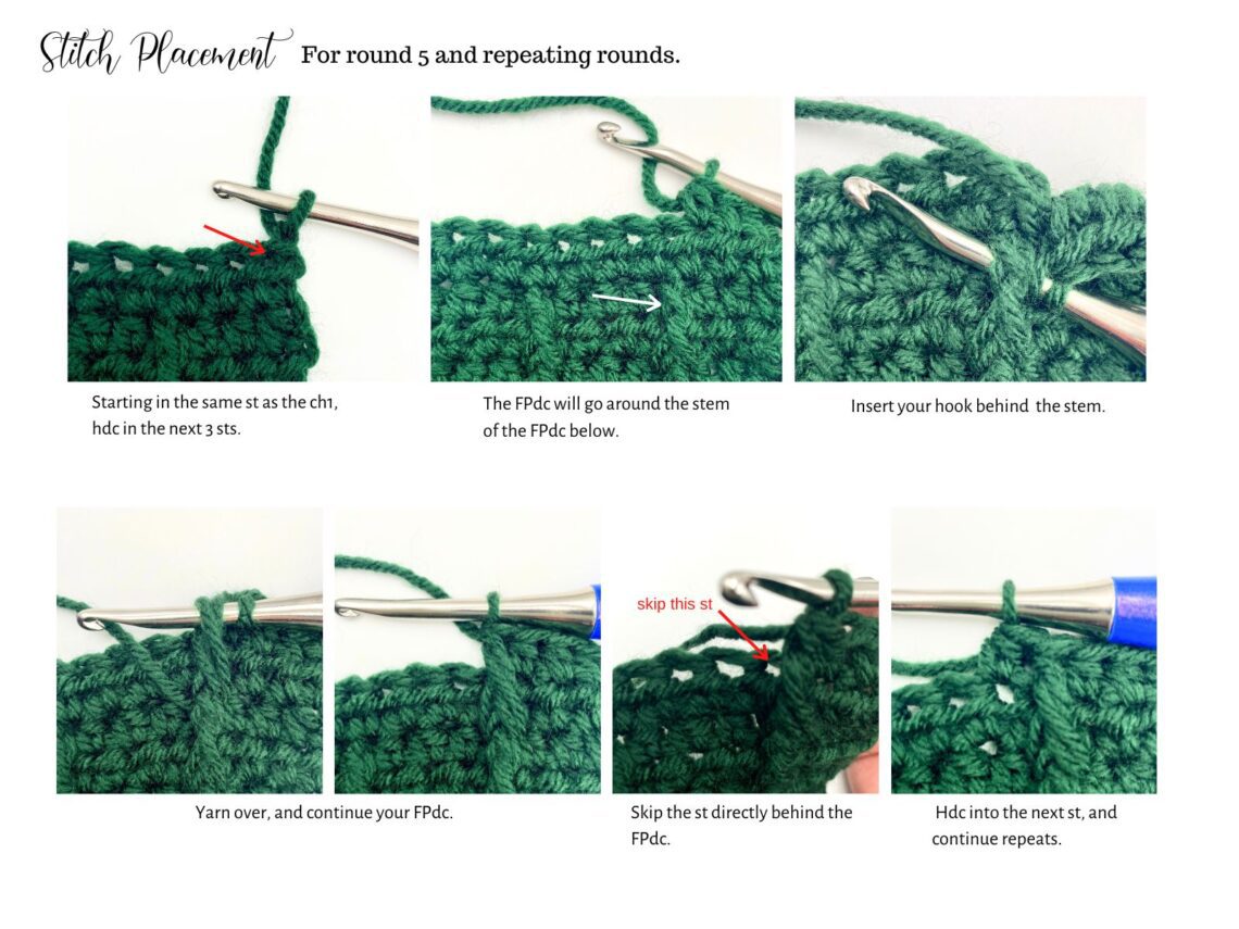 Free Crochet Beanie Pattern - Through The Loop Yarn Craft