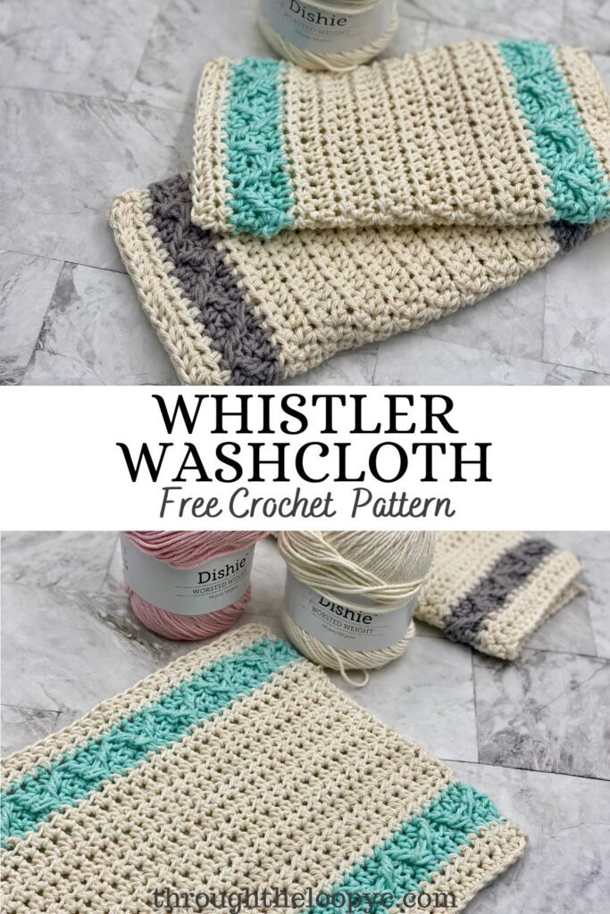 Free Textured Crochet Washcloth Pattern 