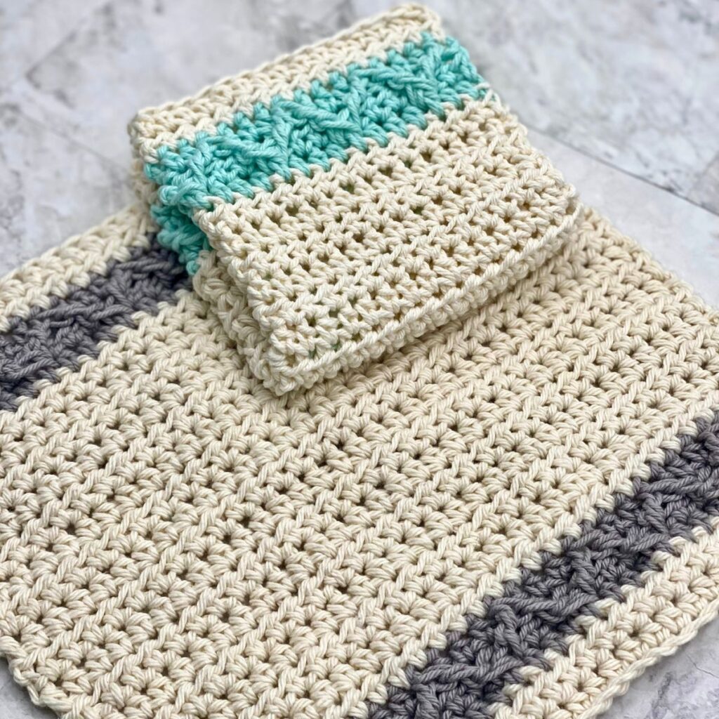 Free Crochet Textured Washcloth Pattern - Whistler Washcloth 